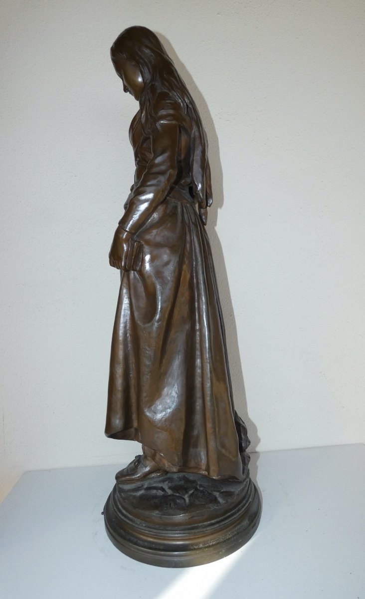 Bronze Sculpture Representing A Woman Signed Kossowsky-photo-4