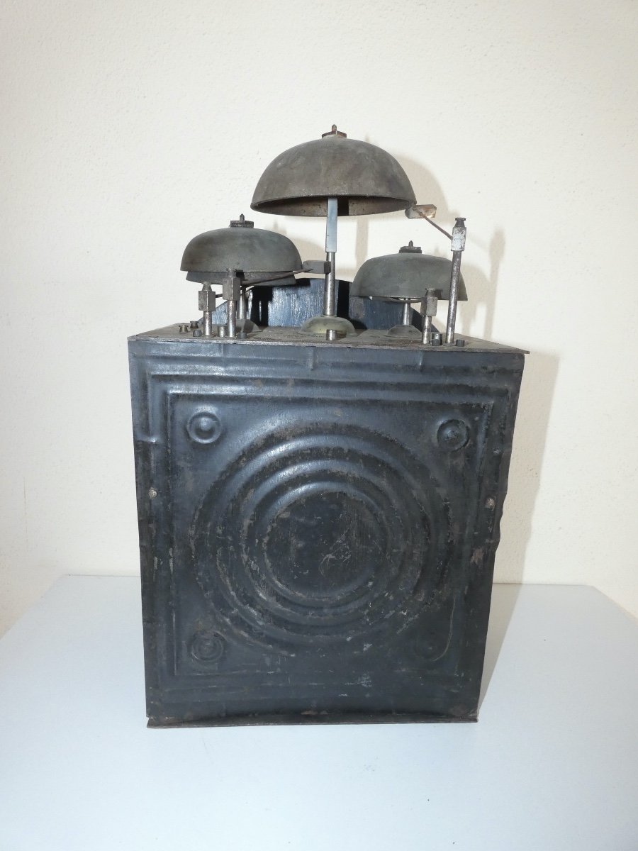 19th Century Comtoise Clock 4 Bells Grande Sonnerie-photo-3