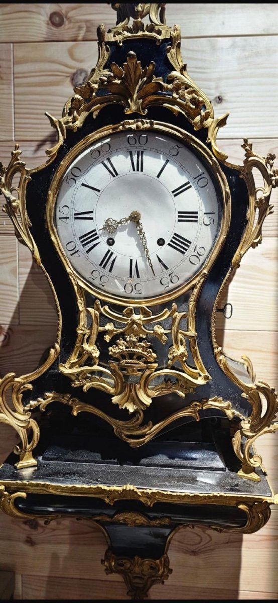 18th Century Louis XV Period Cartel Clock-photo-4