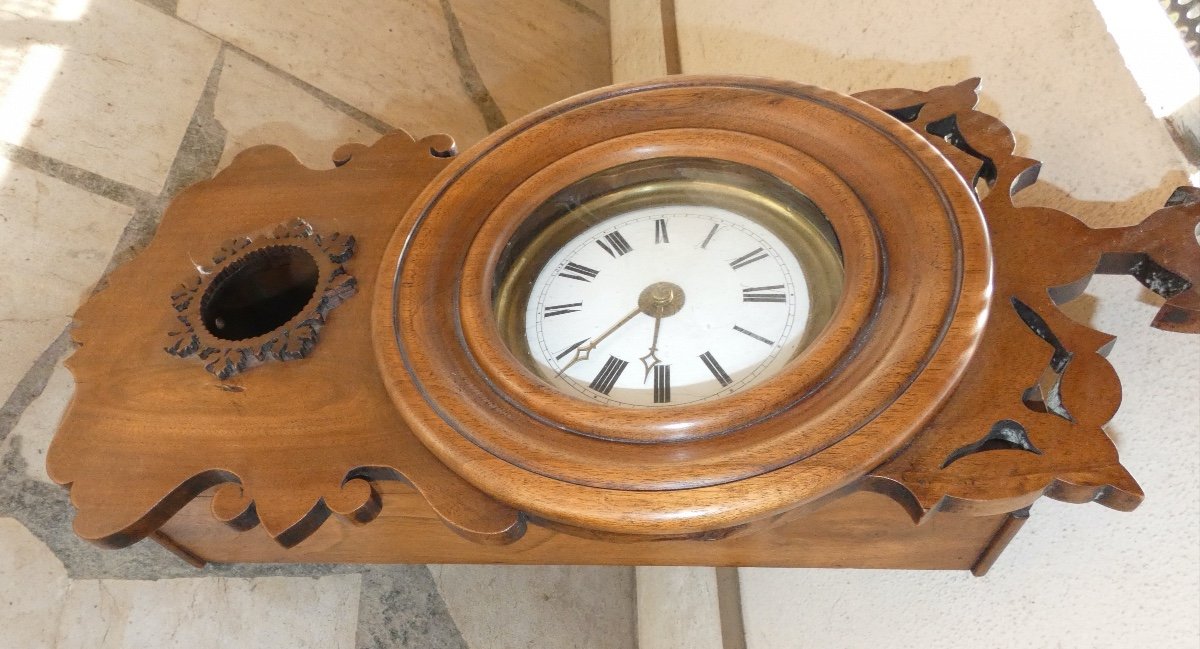 Romanet Comtoise Clock Pendulum With Its Case -photo-2