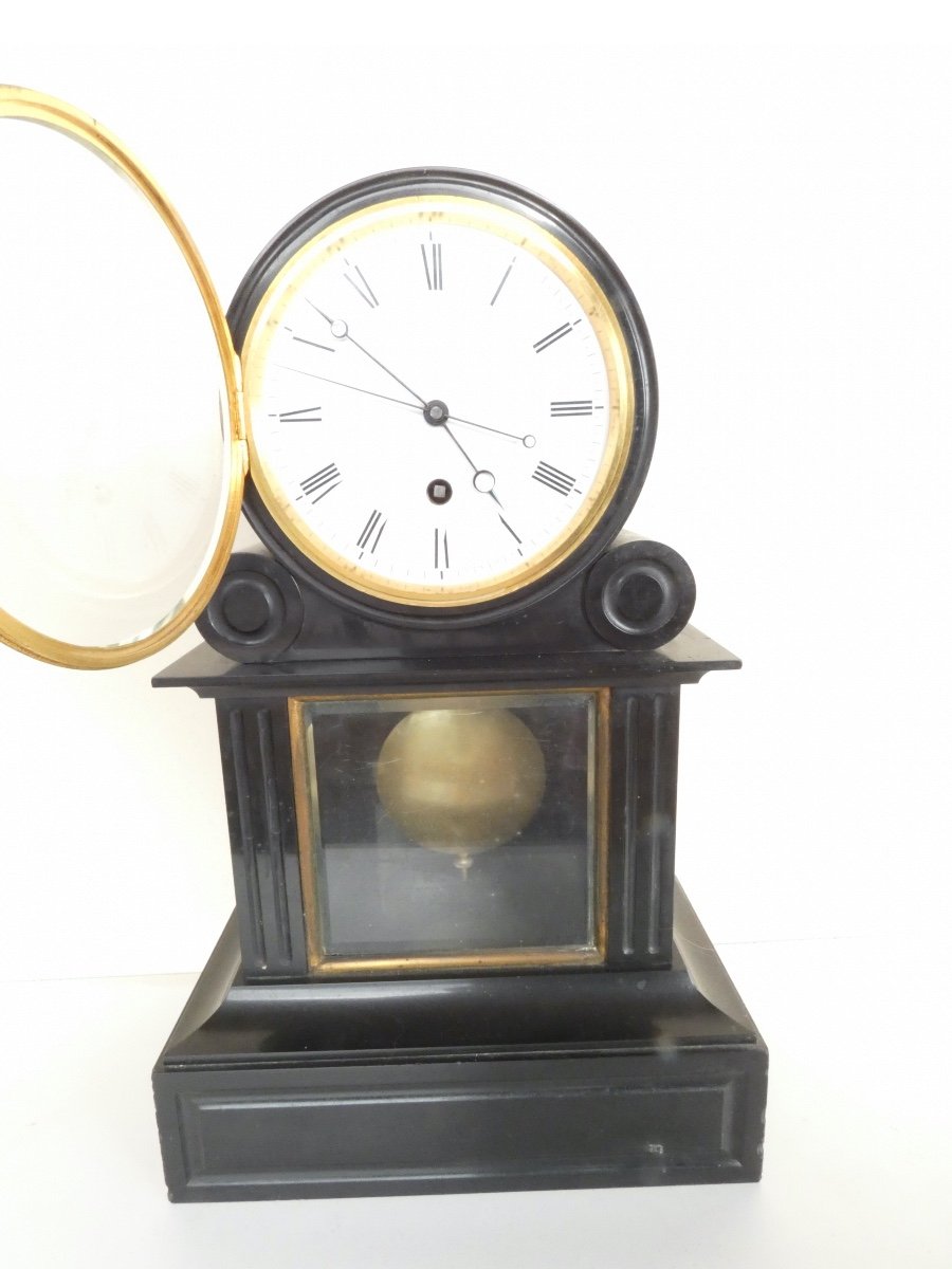 Pendule Horloge De Notaire A Trotteuse Centrale Regulateur-photo-6