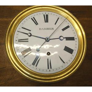 Horloge Pendule Regulateur A Platines Echappement A Chevilles