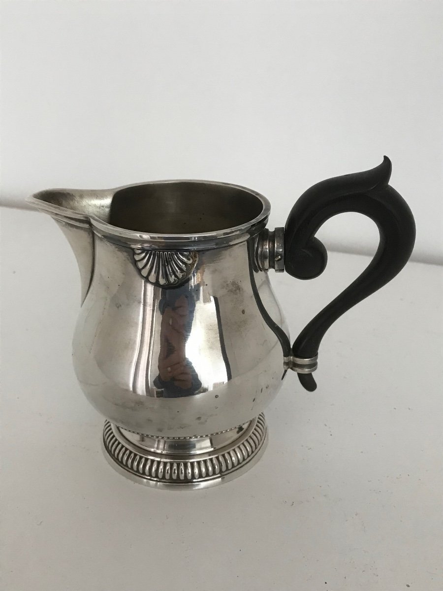 Very Nice Silver Metal Coffee/tea Service Set -photo-5