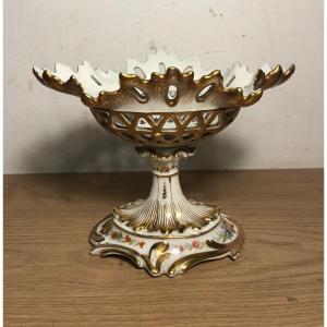 Coupe Porcelaine De Paris époque Napoléon III XIXeme