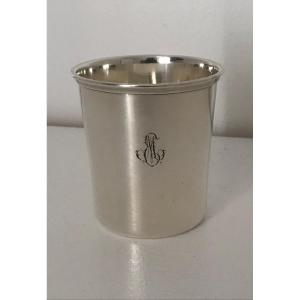 Antique Solid Silver Cup 