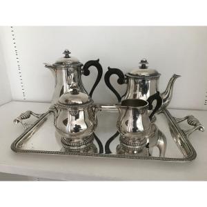 Very Nice Silver Metal Coffee/tea Service Set 