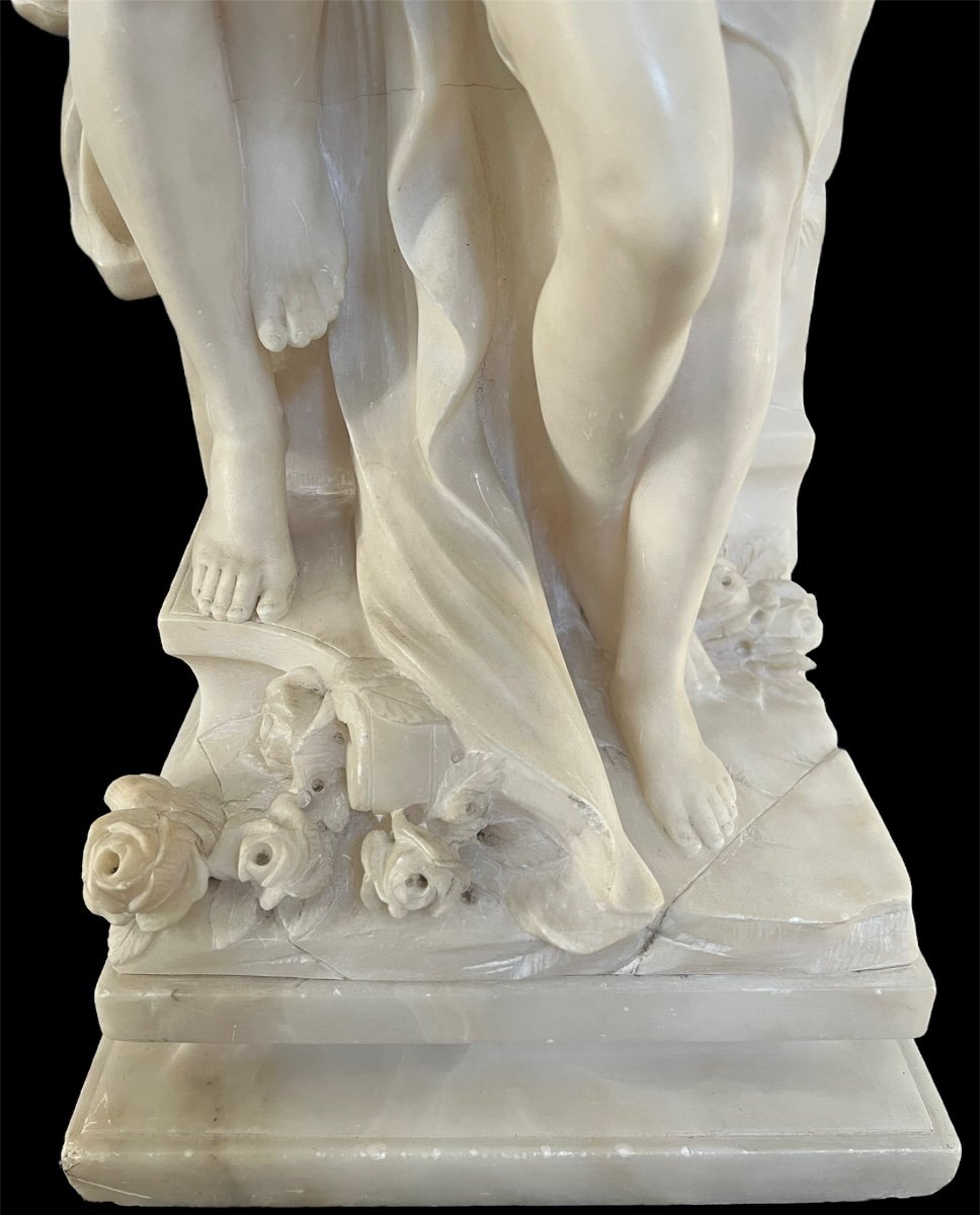Grande Statue En Albâtre -photo-3
