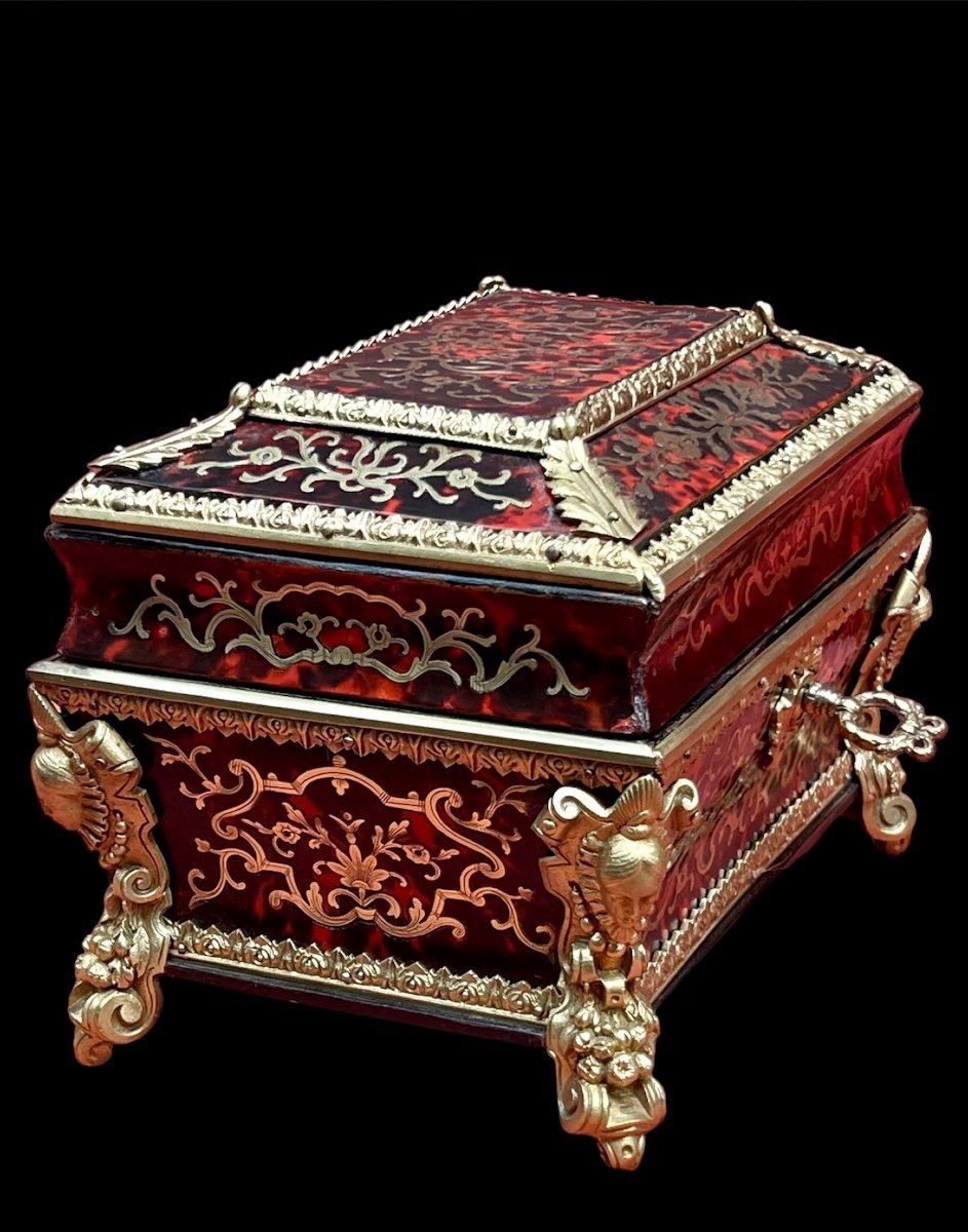 Coffret/boite Boulle époque Napoléon III-photo-3