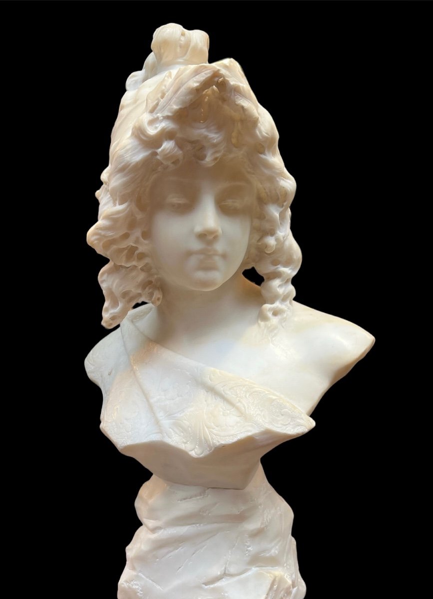 Alabaster Busts - Art Nouveau-photo-2