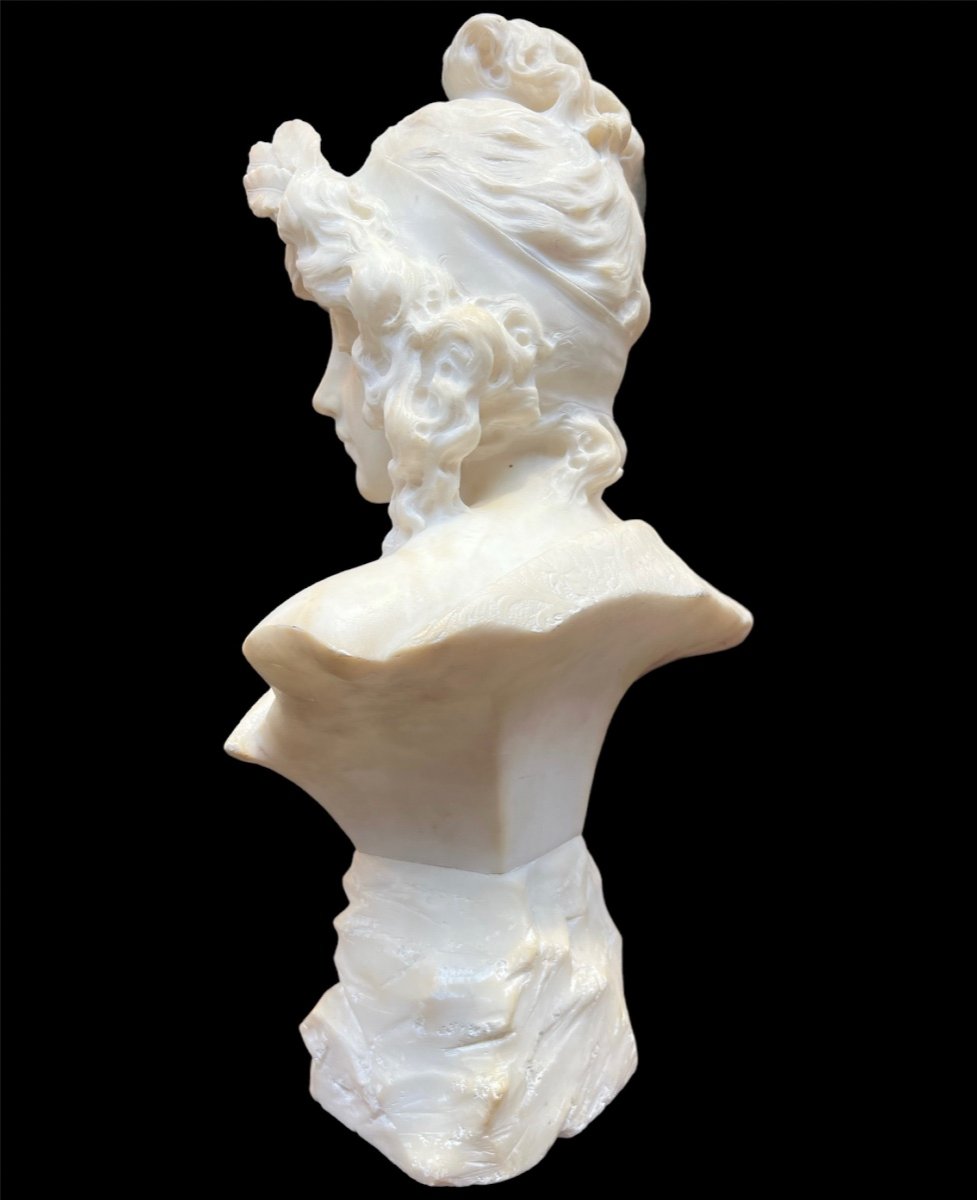 Alabaster Busts - Art Nouveau-photo-2