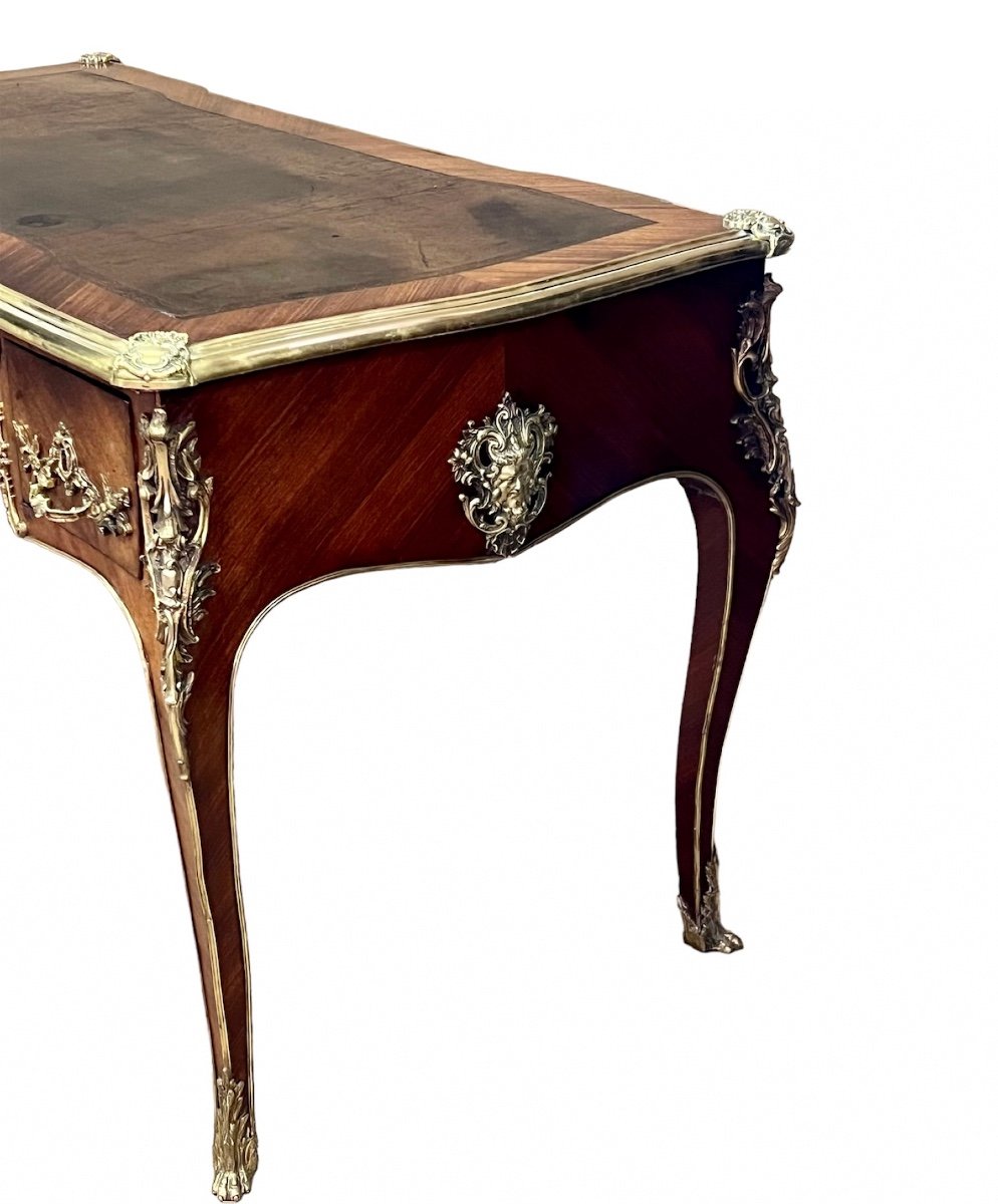 Large Louis XV Style Desk-photo-3