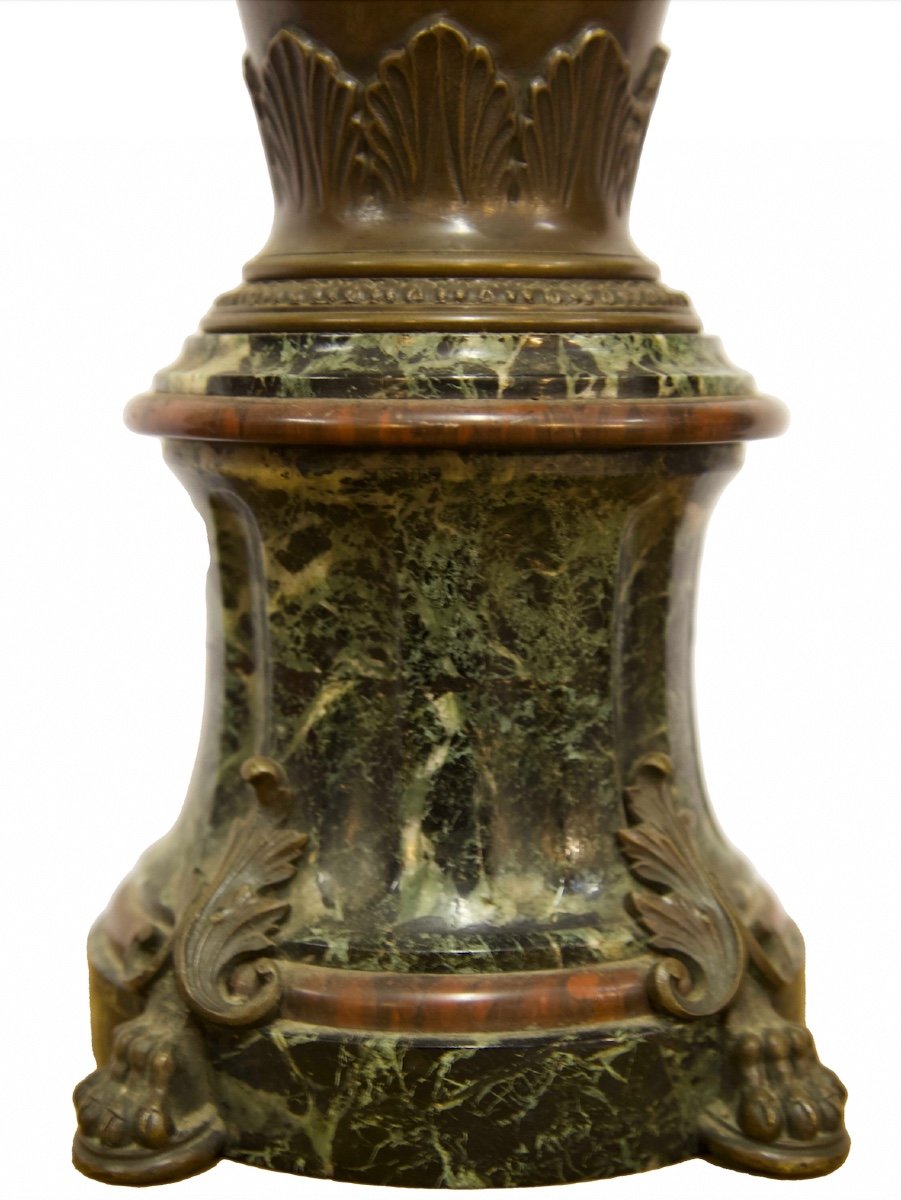 Pair Of Neo-empire Lamp - Napoleon III Period-photo-4