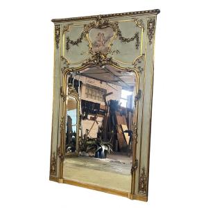 Grand Miroir Trumeau - époque Napoléon III