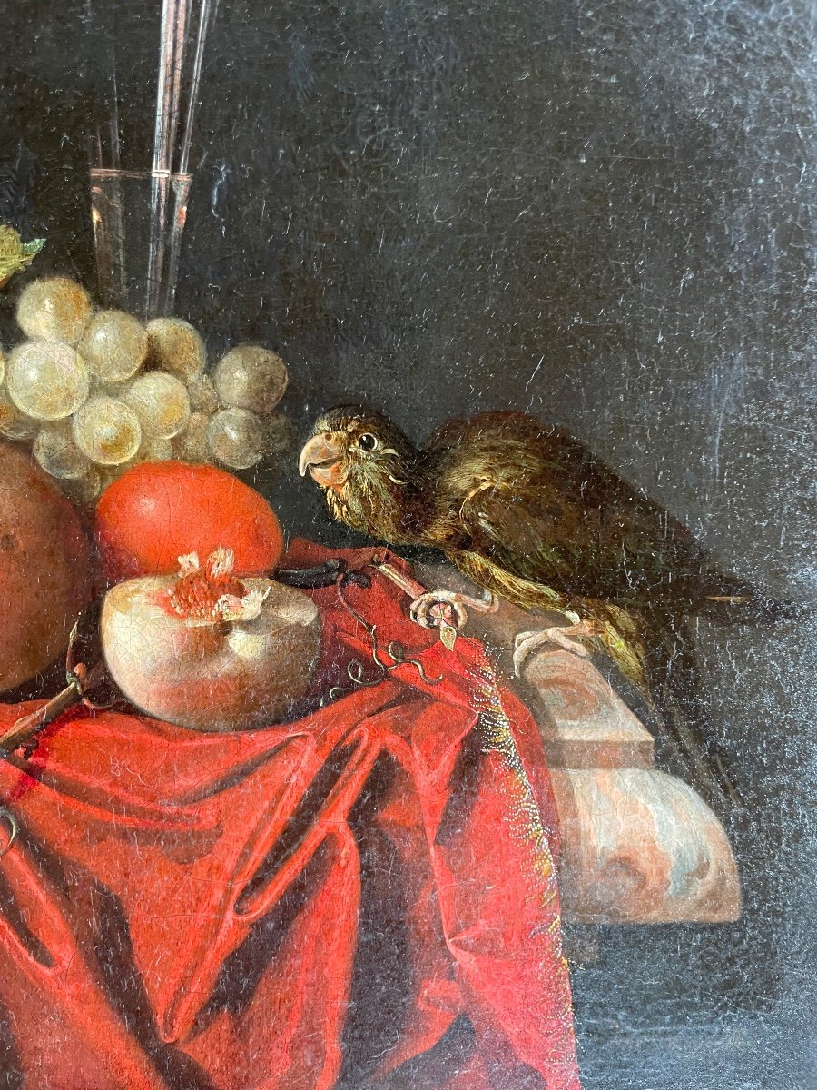 Willem Frederik Van Royen Still Life With Parakeet -photo-2