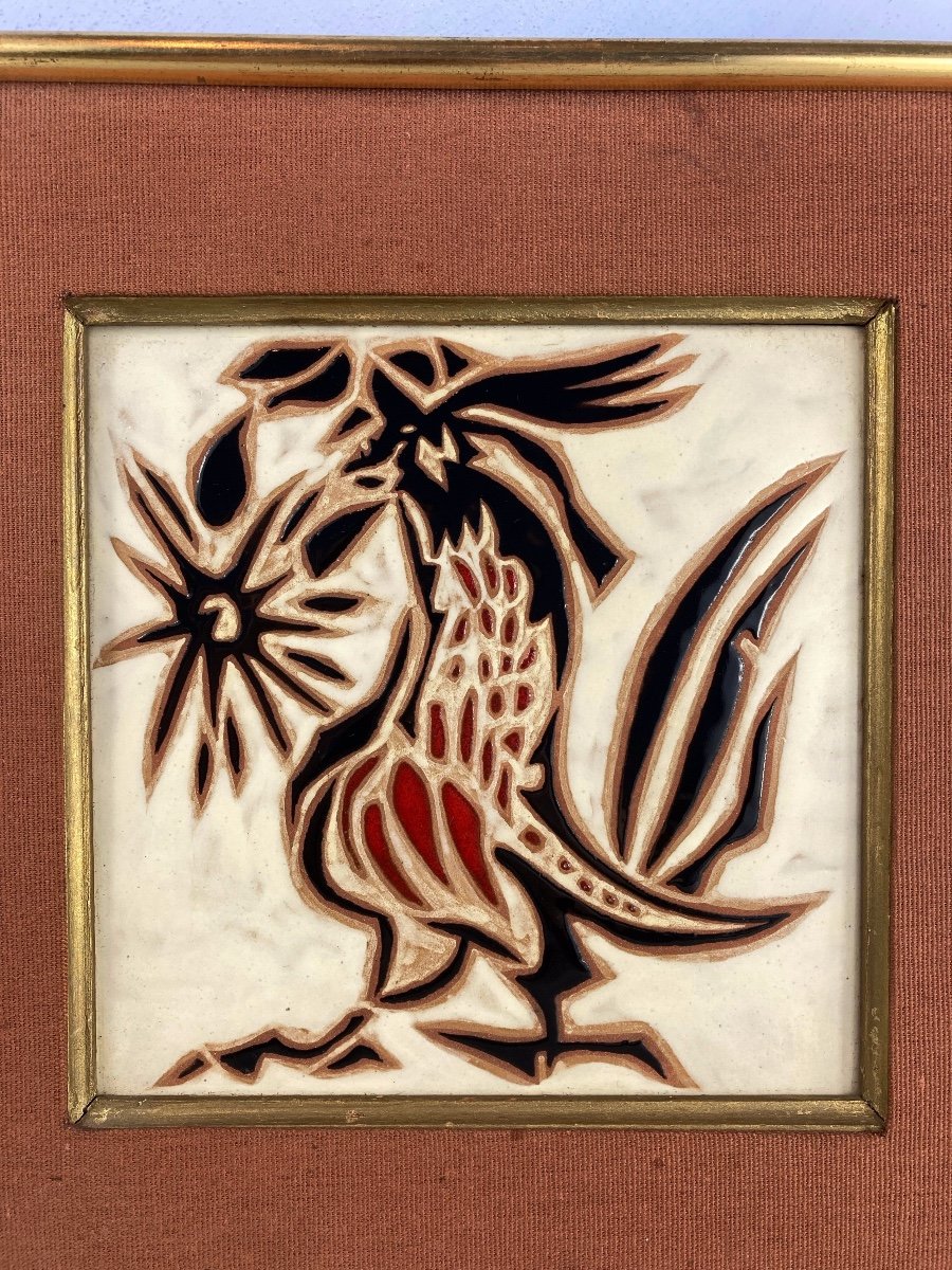 Ceramic Tile Jean Lurçat The Rooster For Sant Vicens-photo-2