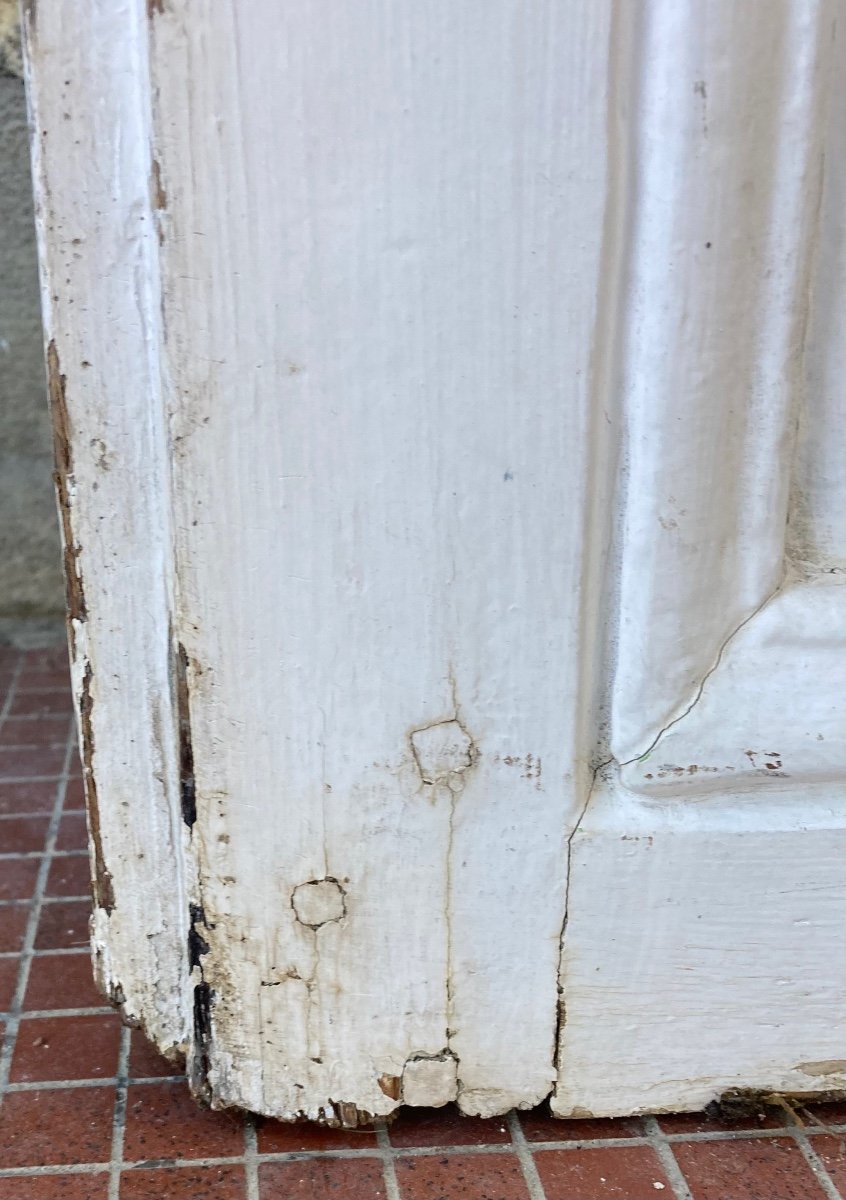 18th Century Communication Door With Its Fittings-photo-1