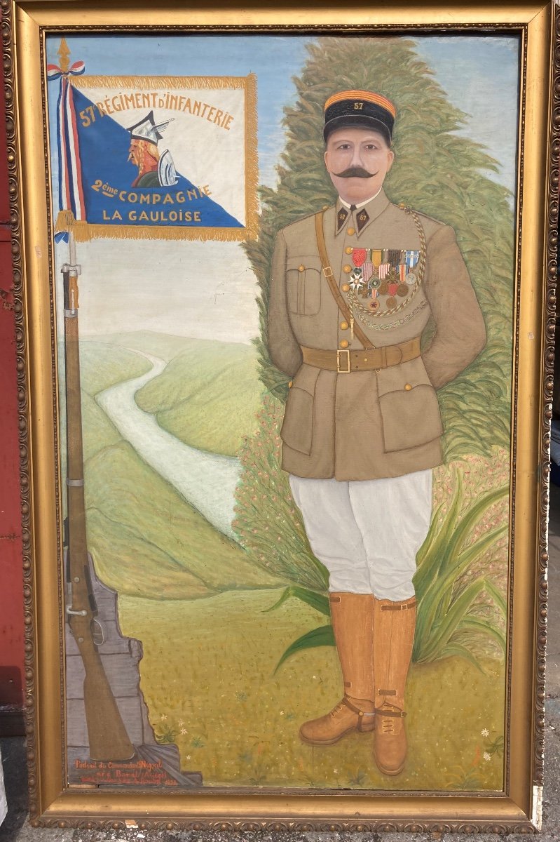 Life Size Military Portrait 57 Em Infantry Regiment