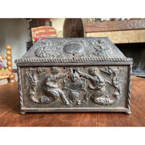 Renaissance Style Wrought Iron Box