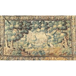 Large Aubusson Greenery Tapestry