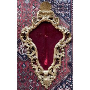 Venetian Frame Gilded Wood Rocaille 