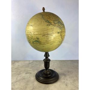 Terrestrial Globe Lebègue Late Nineteenth