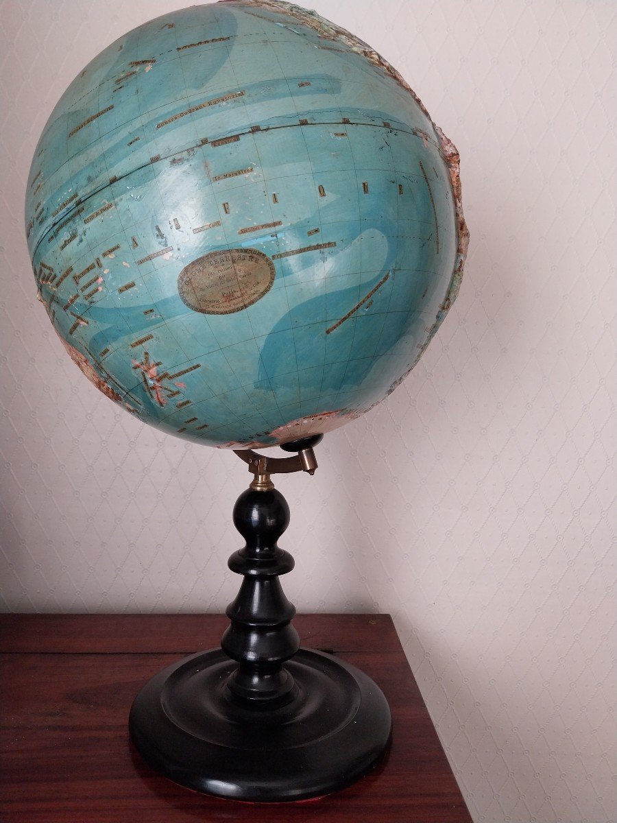 Terrestrial Globe XIX In Relief-photo-4