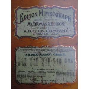 Mimeograph Edison