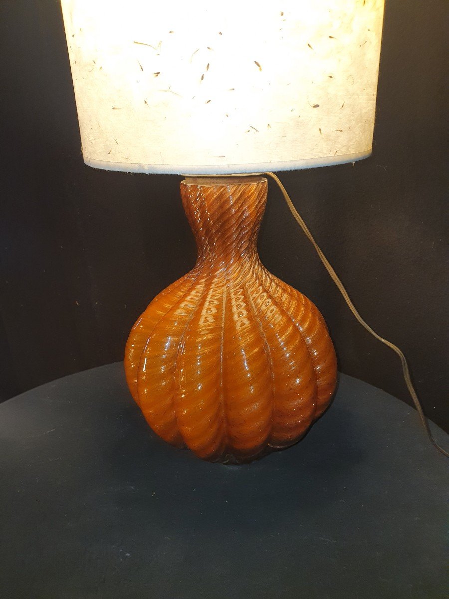 Vintage Barovier And Toso Murano Lamp.-photo-3