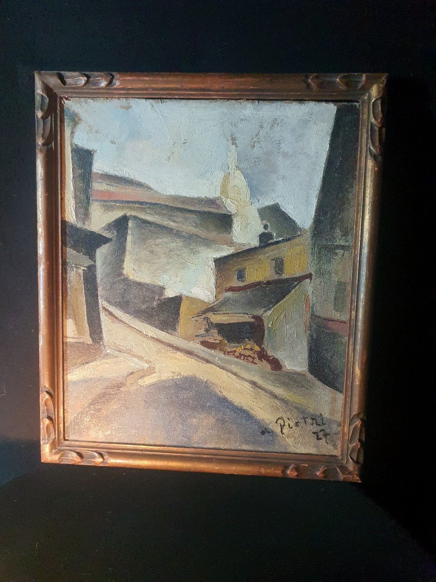 Tableau Cubiste Albert Piétri 1927.-photo-3