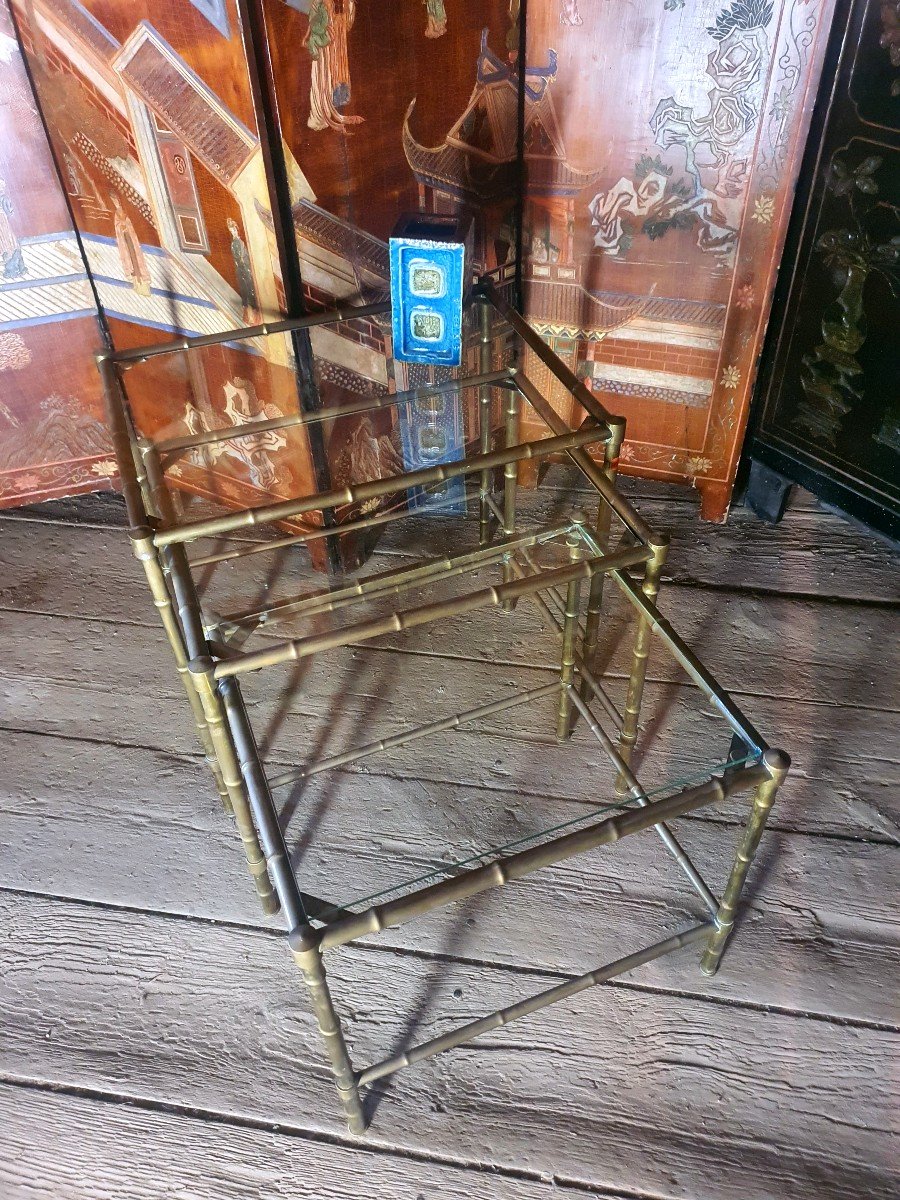 Tables Laiton Bronze Vintage Bagues.-photo-4