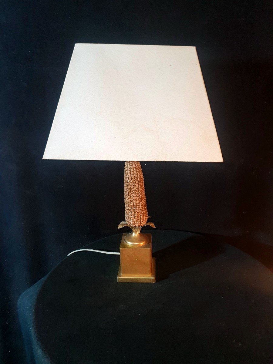 Vintage Corn Decor Lamp, Charles House-photo-3