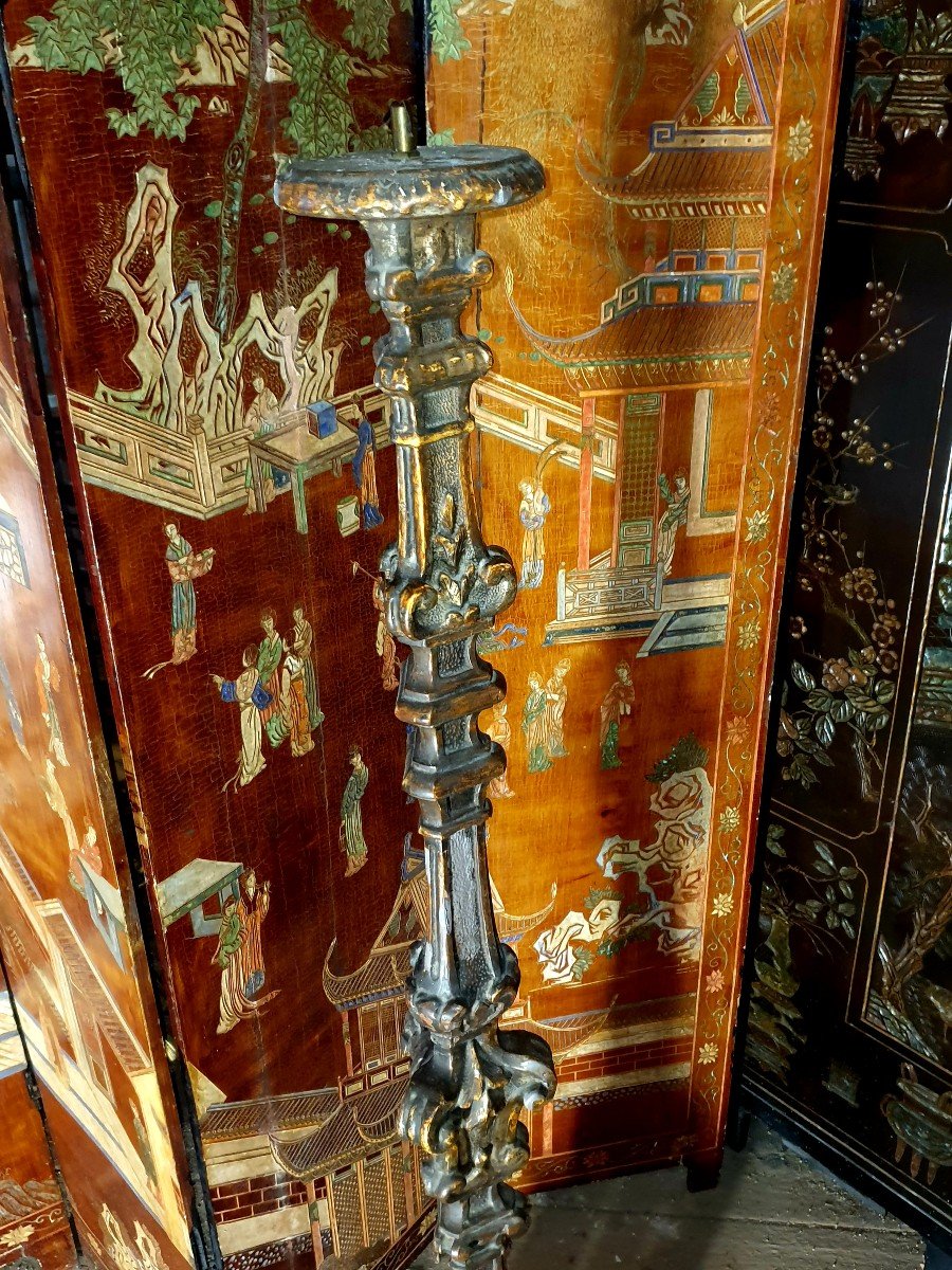 Candelabra, Louis XIV Torchere, Regency.-photo-3