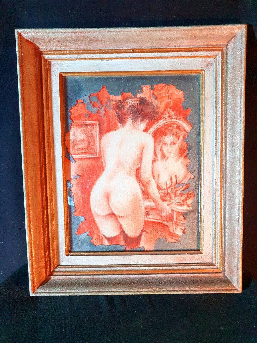 Tableau Femme à Sa Toilette, Vivanta ,jp Pezet.