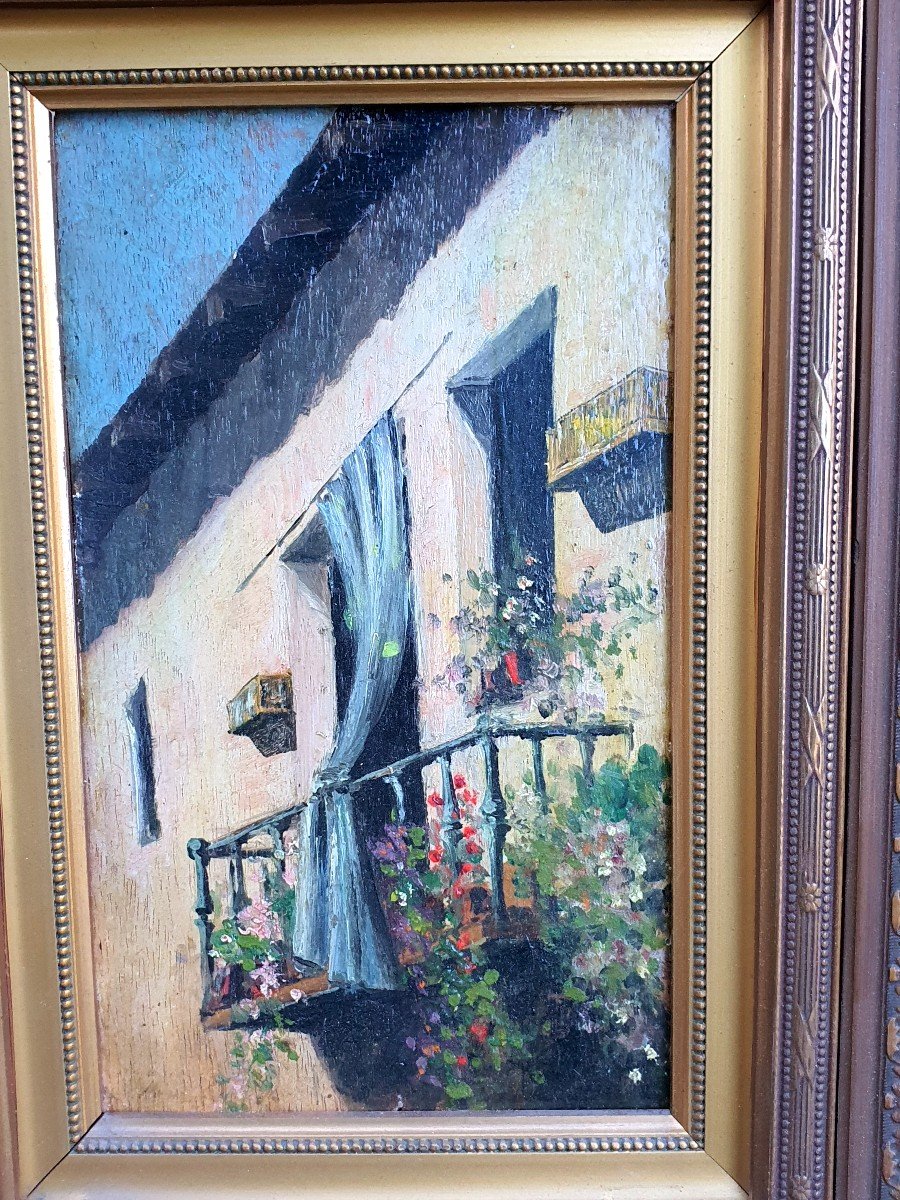 Spanish Or Italian School Painting Mariano Fortuny.-photo-1