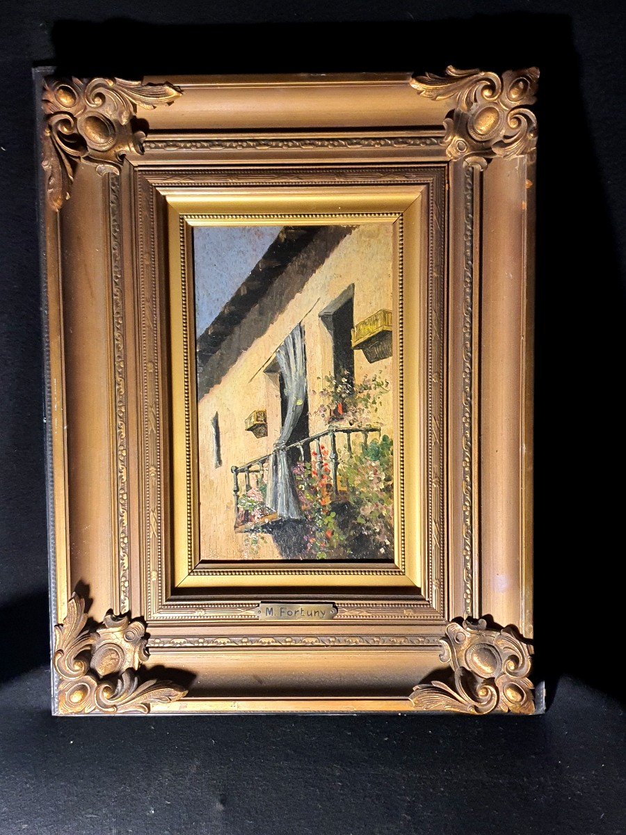 Spanish Or Italian School Painting Mariano Fortuny.