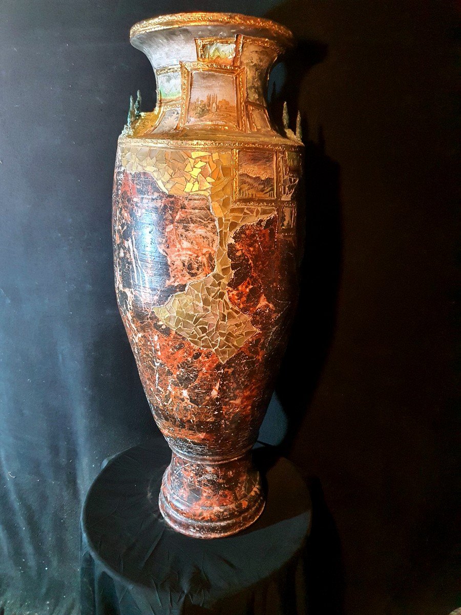 Grand Vase Céramique Alain Girel ,la Borne. -photo-4