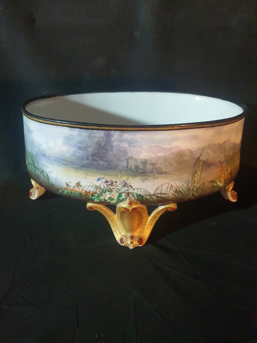 Porcelain Planter Paris Napoleon III -photo-4