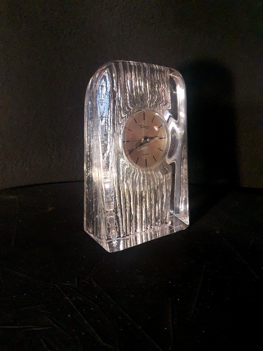 Daum Brutalist Crystal Pendulum. -photo-3