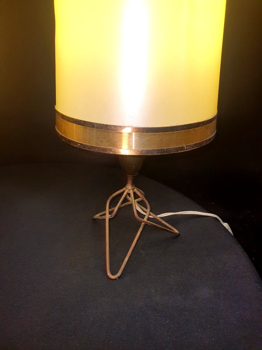 Pair Of Vintage Lamps In The Style Of Jean Royère.-photo-3