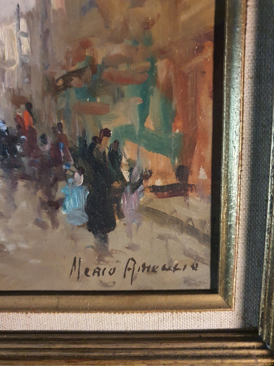 Tableau Marché Les Martigues Par Merio Ameglio.-photo-1