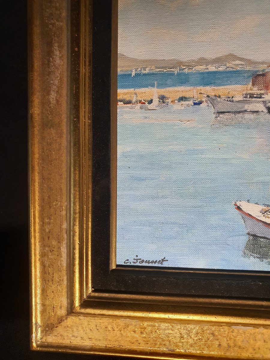 Saint Tropez Marine Painting, Claude Jousset.-photo-4