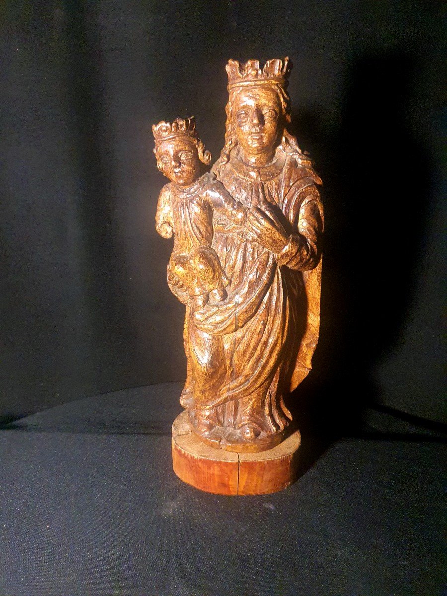 Virgin Sculpture Wood XVI, XVII, High Period. 