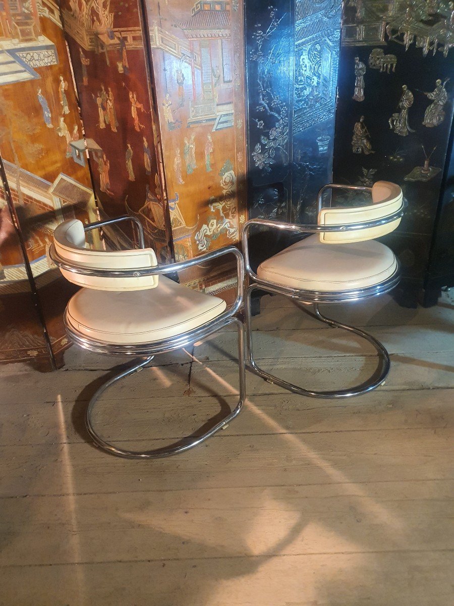 Pair Of Vintage 60s 70s Armchairs By Bahaus Design.-photo-1