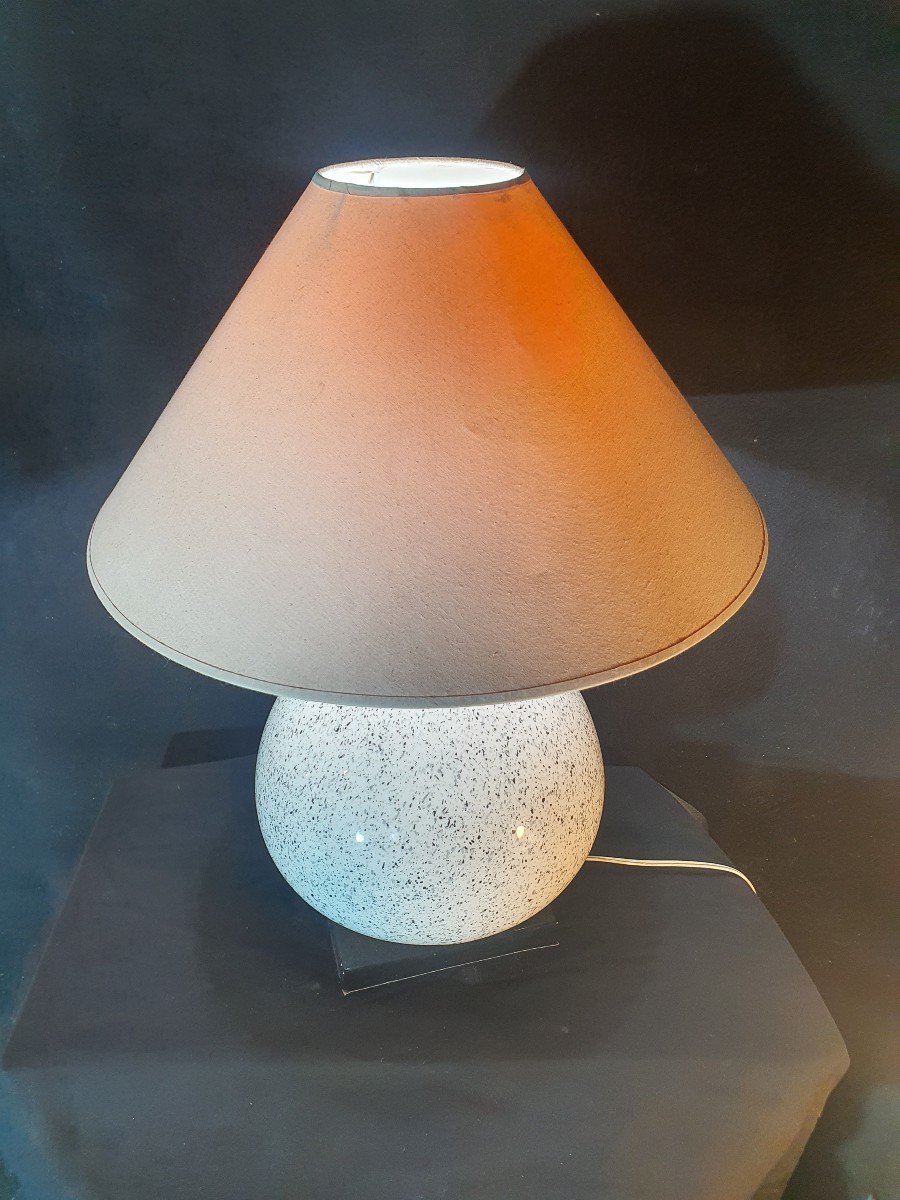 Vintage Ceramic Lamp From The 60s And 70s. -photo-2