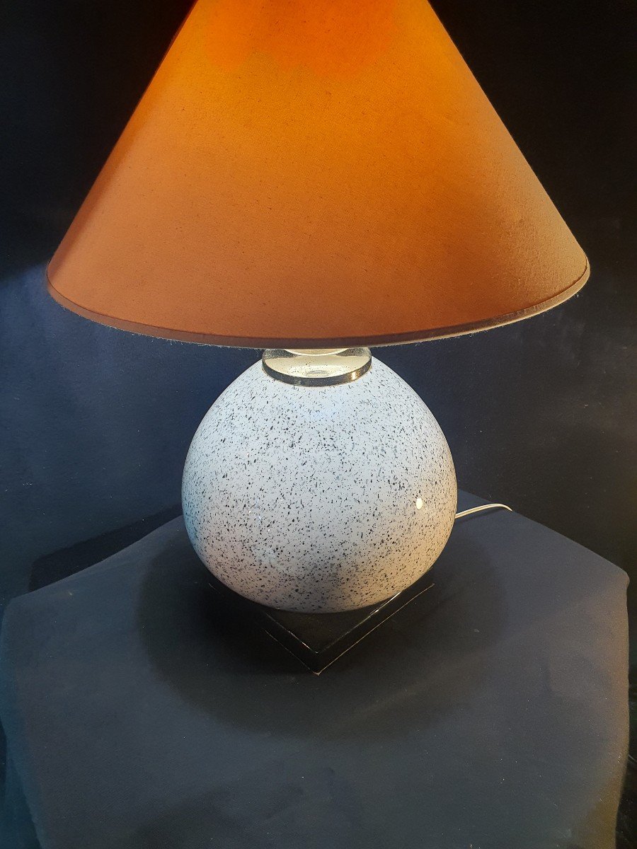 Vintage Ceramic Lamp From The 60s And 70s. -photo-1