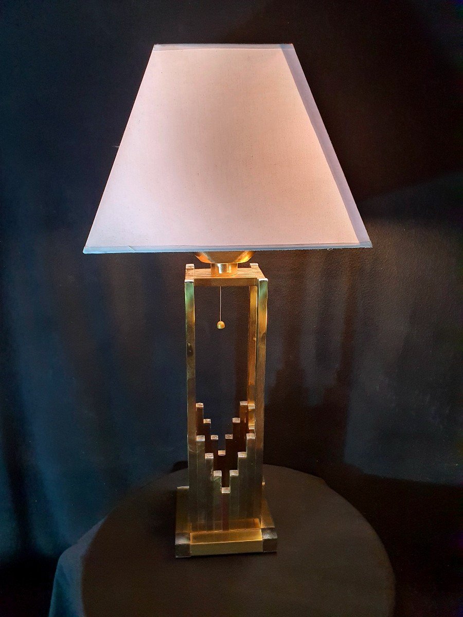 Grande Lampe Vintage Willy Rizzo. -photo-2