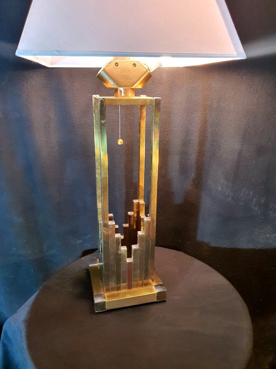 Grande Lampe Vintage Willy Rizzo. -photo-4