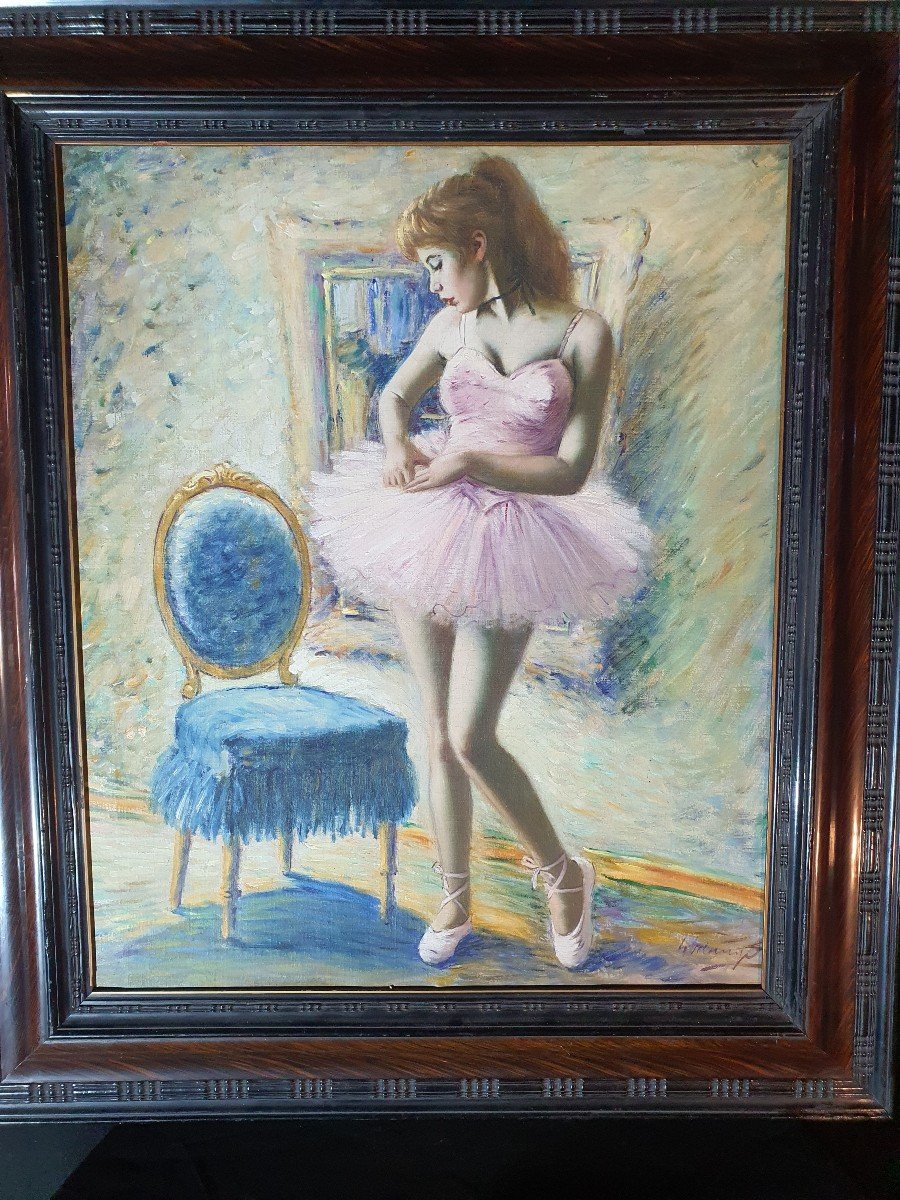 Tableau Danseuse Helmut Breuninger.-photo-2