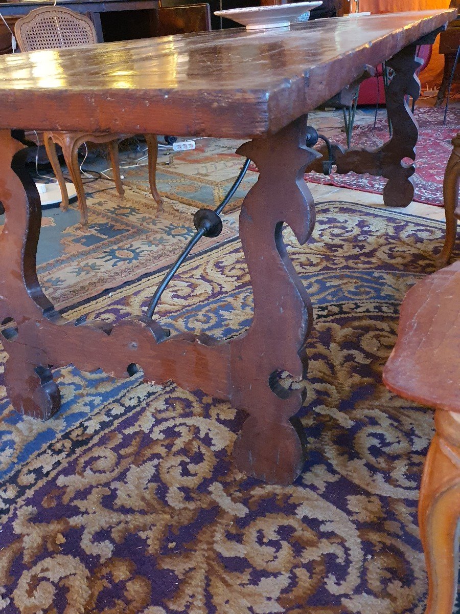 Monastery Walnut Table, Italian Table.-photo-3