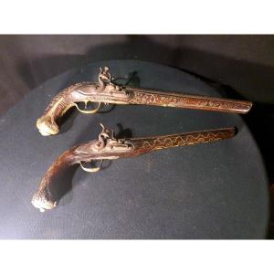 XVIII Century Pistols, Orientals, Ottoman.